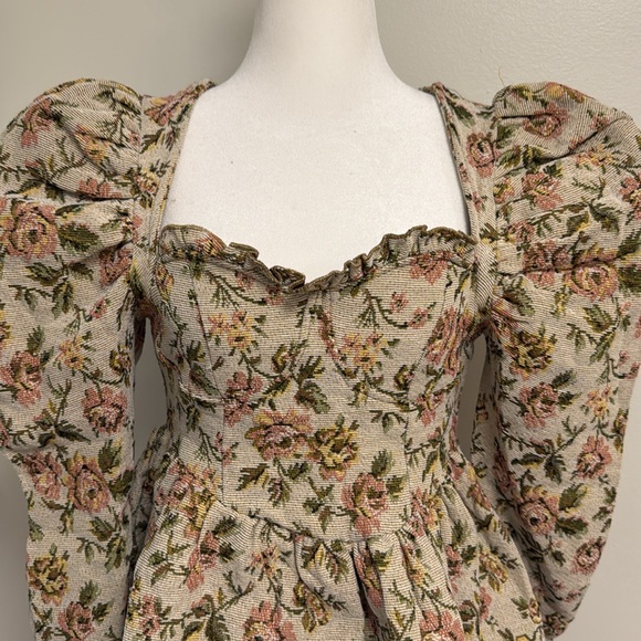 Cider Jacquard Mini Dress - Picture 3 of 4